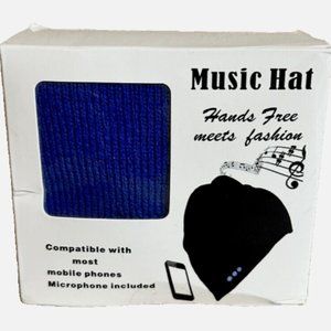 Wireless Smart Cap Warm Beanie Hat Hands Free Built-in Mic, Washable, Chargeable